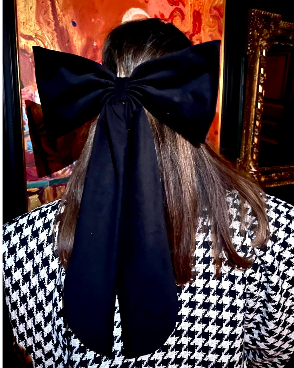 Lazo Papillon · Terciopelo negro