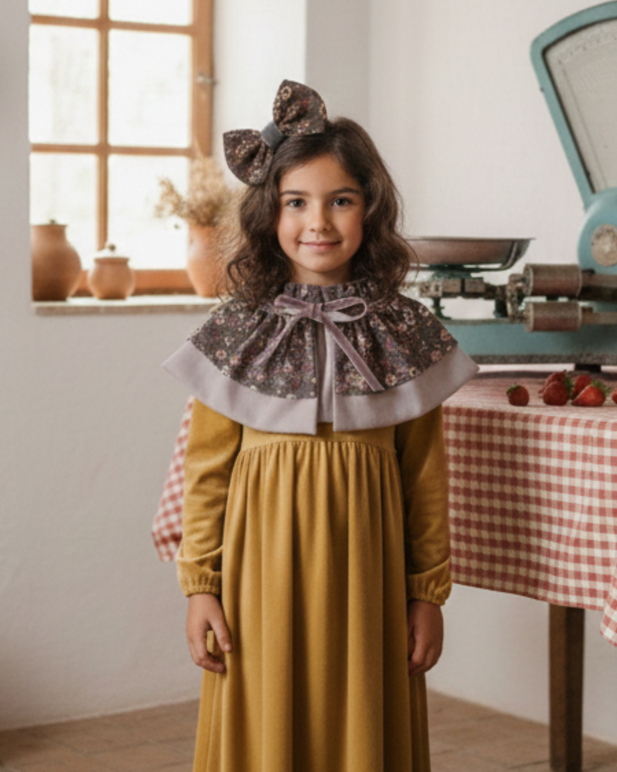 Lazo Cleo · Liberty flores púrpura