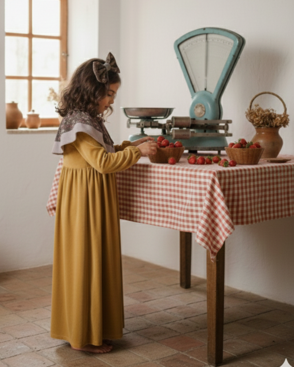 Cuello Ondine flores bebé - niña · púrpura y gris