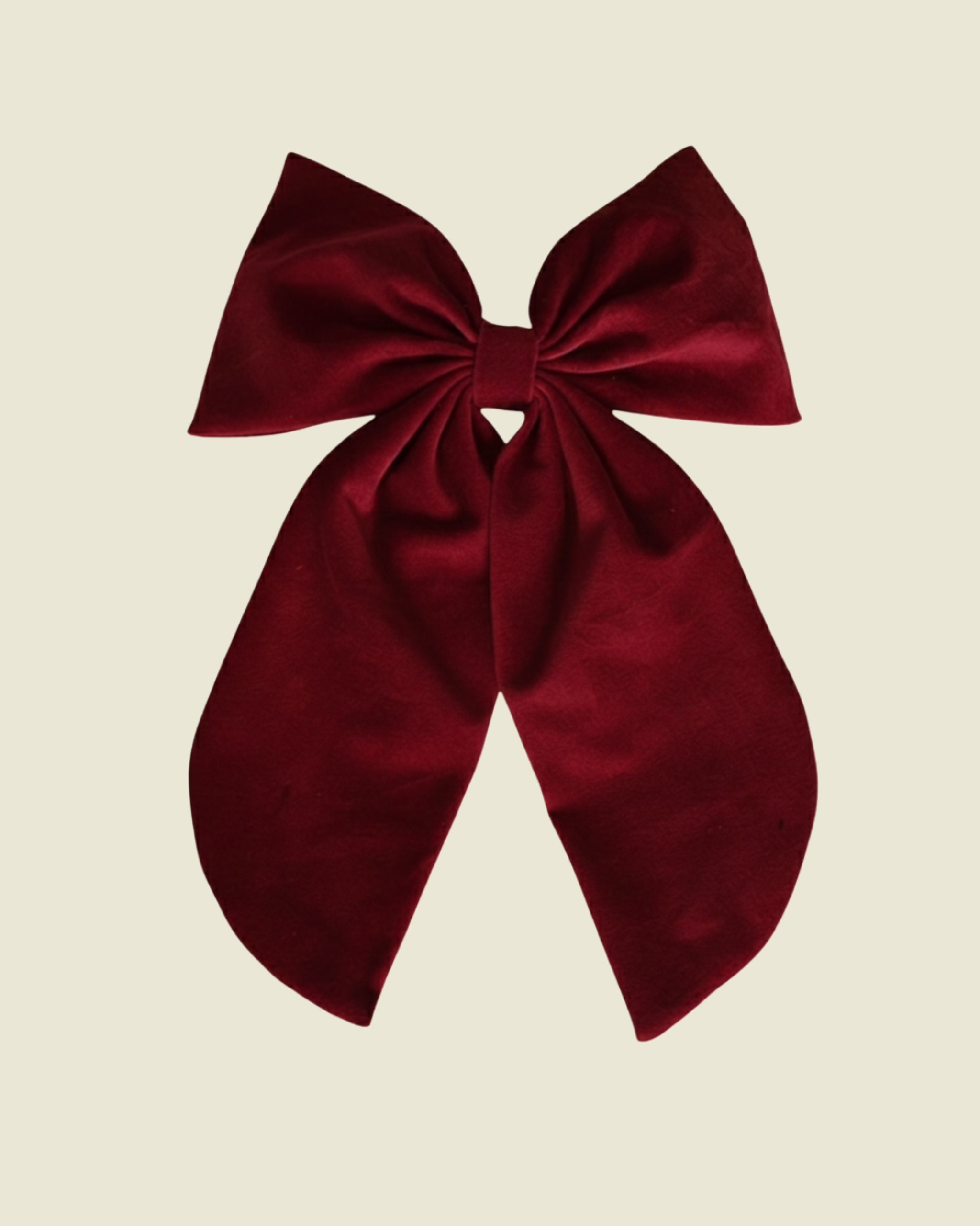 Lazo Papillon · Terciopelo granate