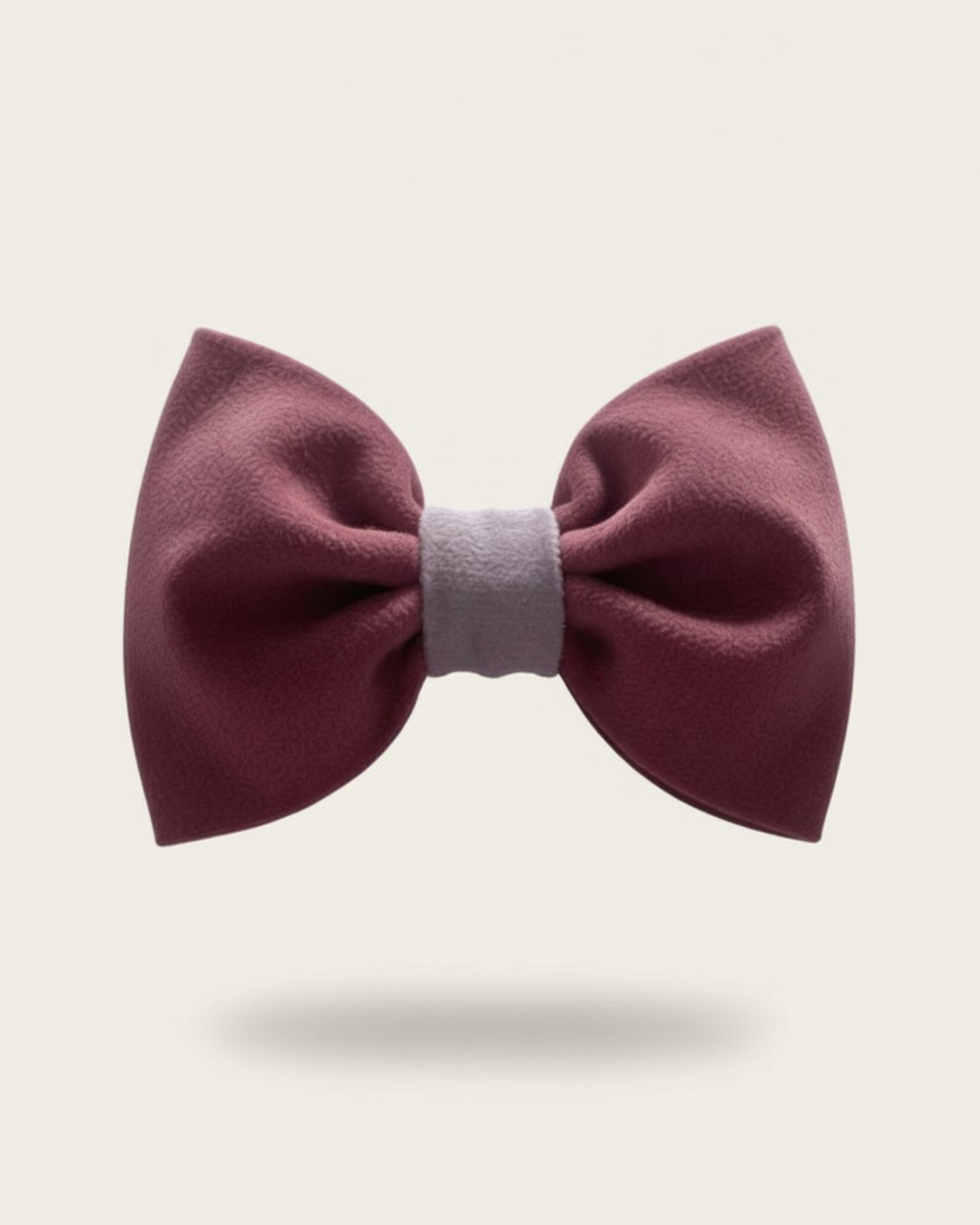 Lazo Coquette terciopelo berenjena y malva