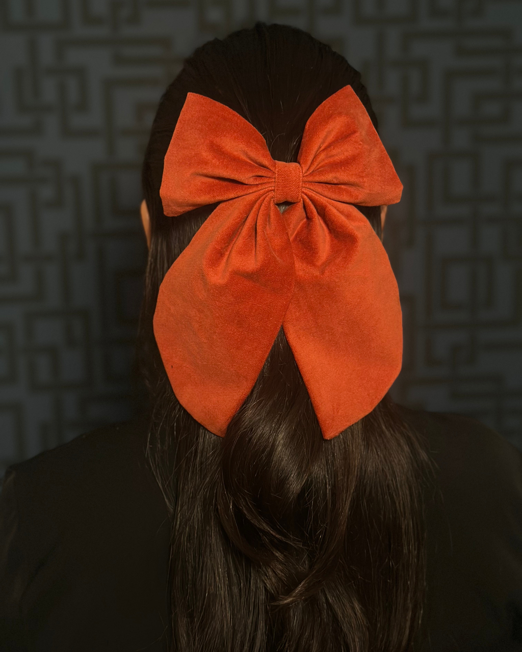 Lazo Papillon · Terciopelo caldero