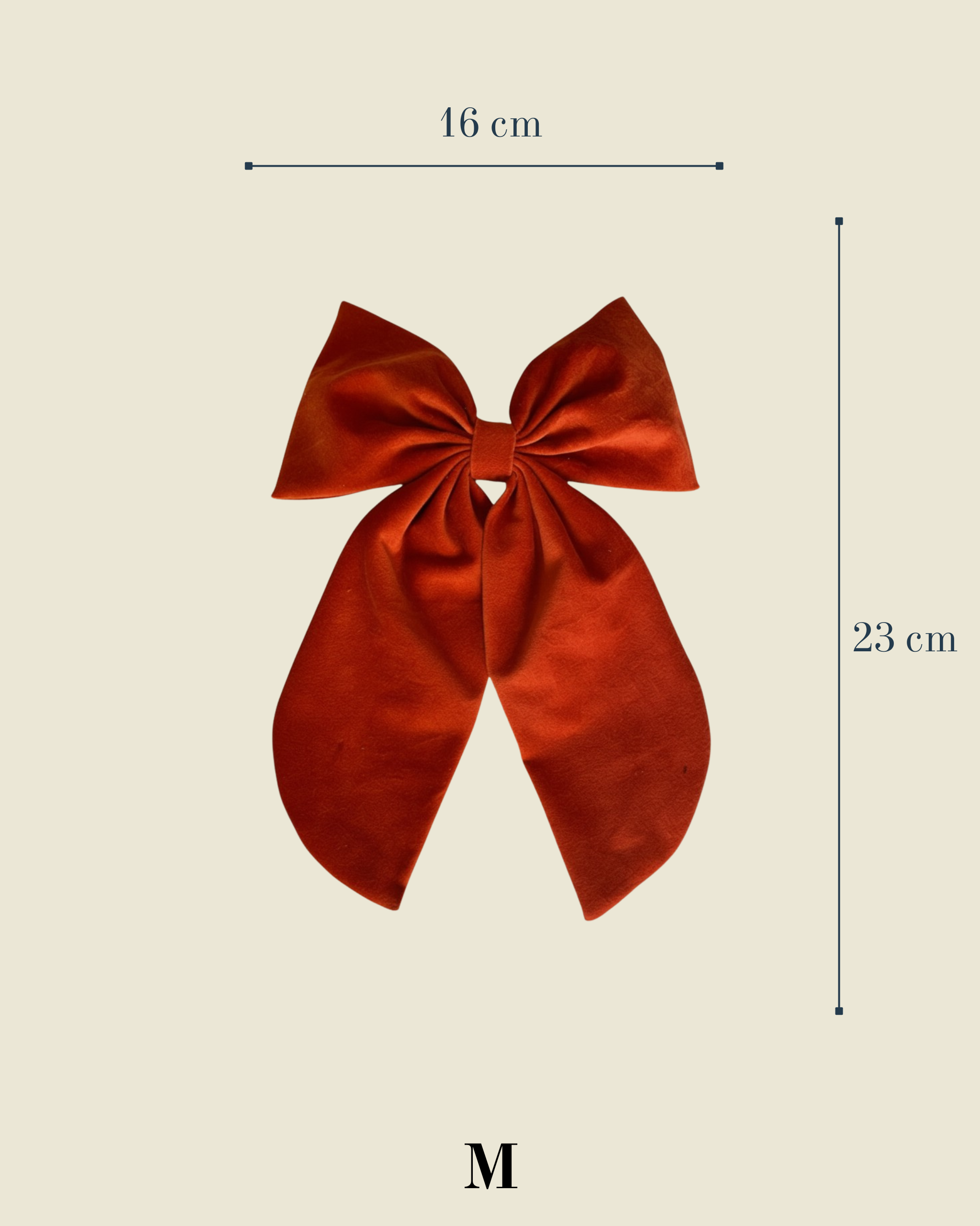 Lazo Papillon · Terciopelo caldero