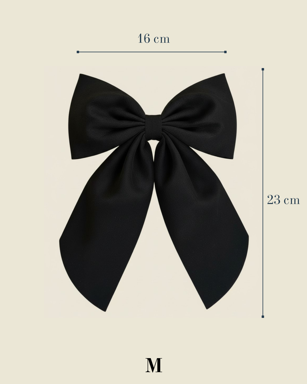 Lazo Papillon · Terciopelo negro