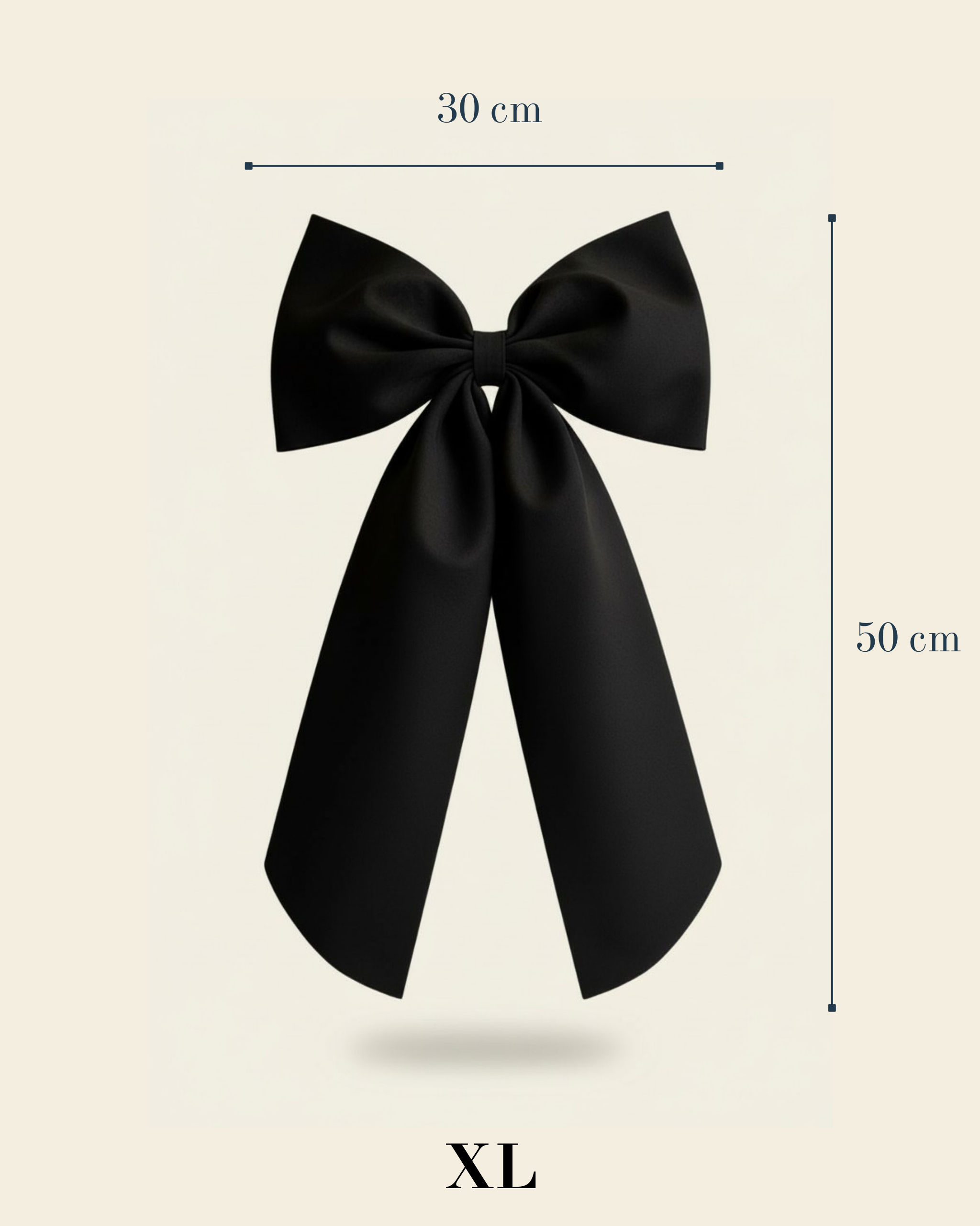 Lazo Papillon · Terciopelo negro