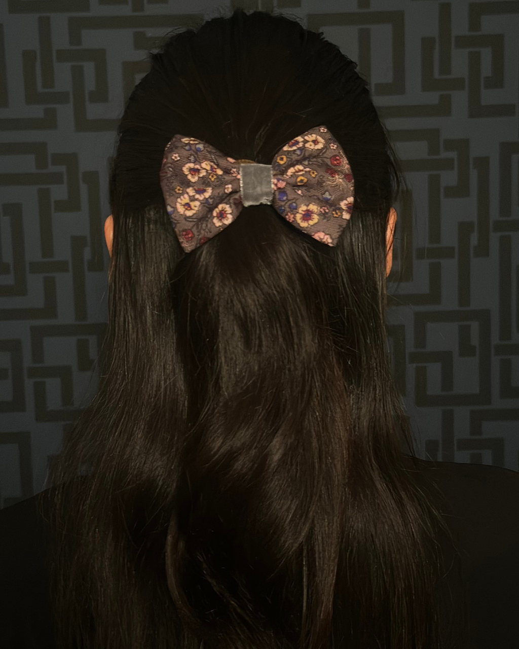 Lazo Cleo · Liberty flores púrpura